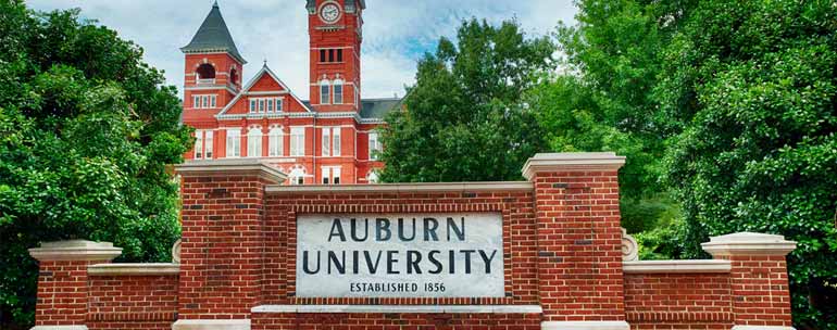 campus de la Universidad de Auburn