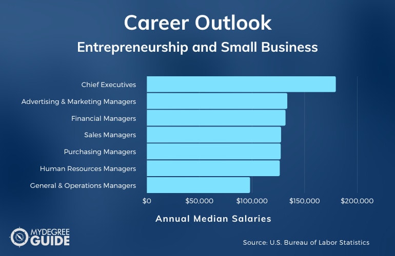 Emprendimiento y pequeñas empresas Carreras y salarios