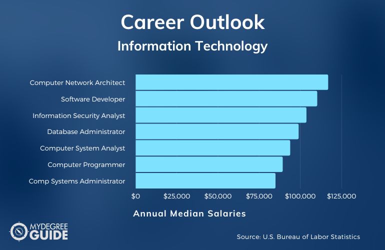 Carreras y salarios de tecnología de la información